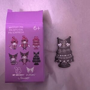 Sanrio Purple Mystery Pin with My Melody and Kuromi